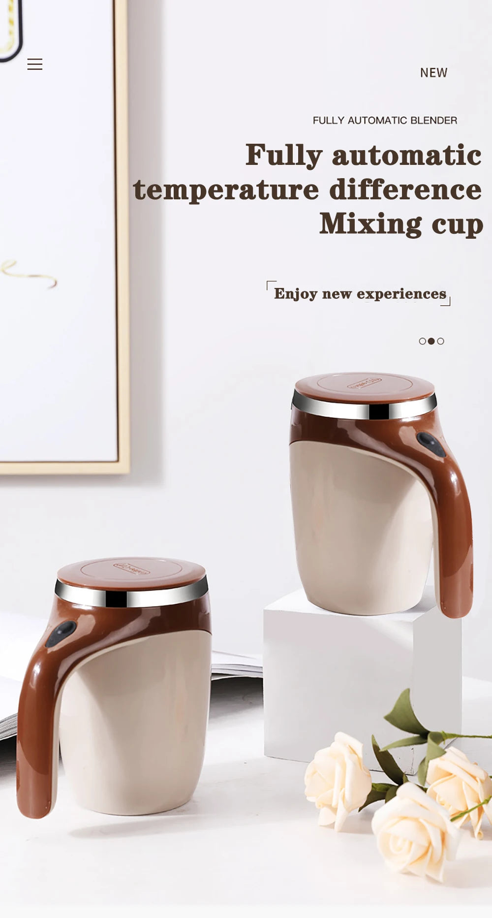 Auto Stir Coffee Mug